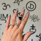 Australian Opal & White Buffalo Ring