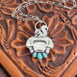 Sherman the Cowboy Squirrel Necklace