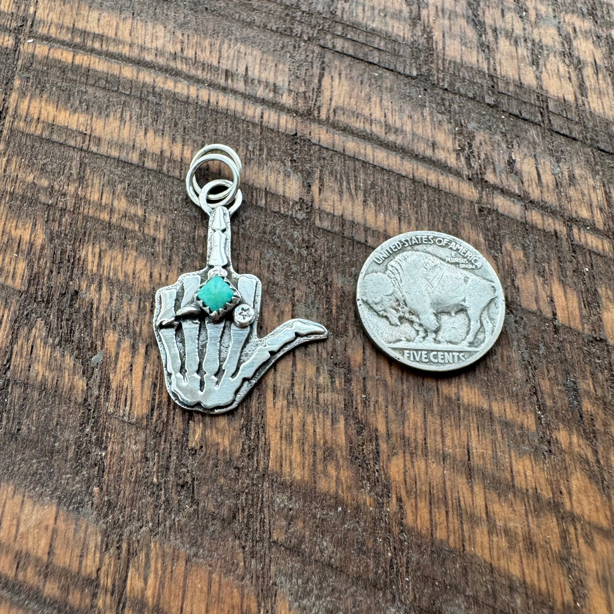 With Respect Turquoise Pendant