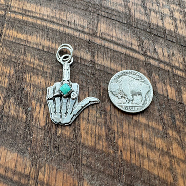 With Respect Turquoise Pendant