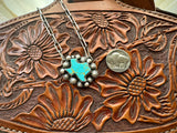 Turquoise Flowers Texas Necklace