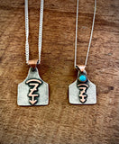 Custom Cowtag Necklace